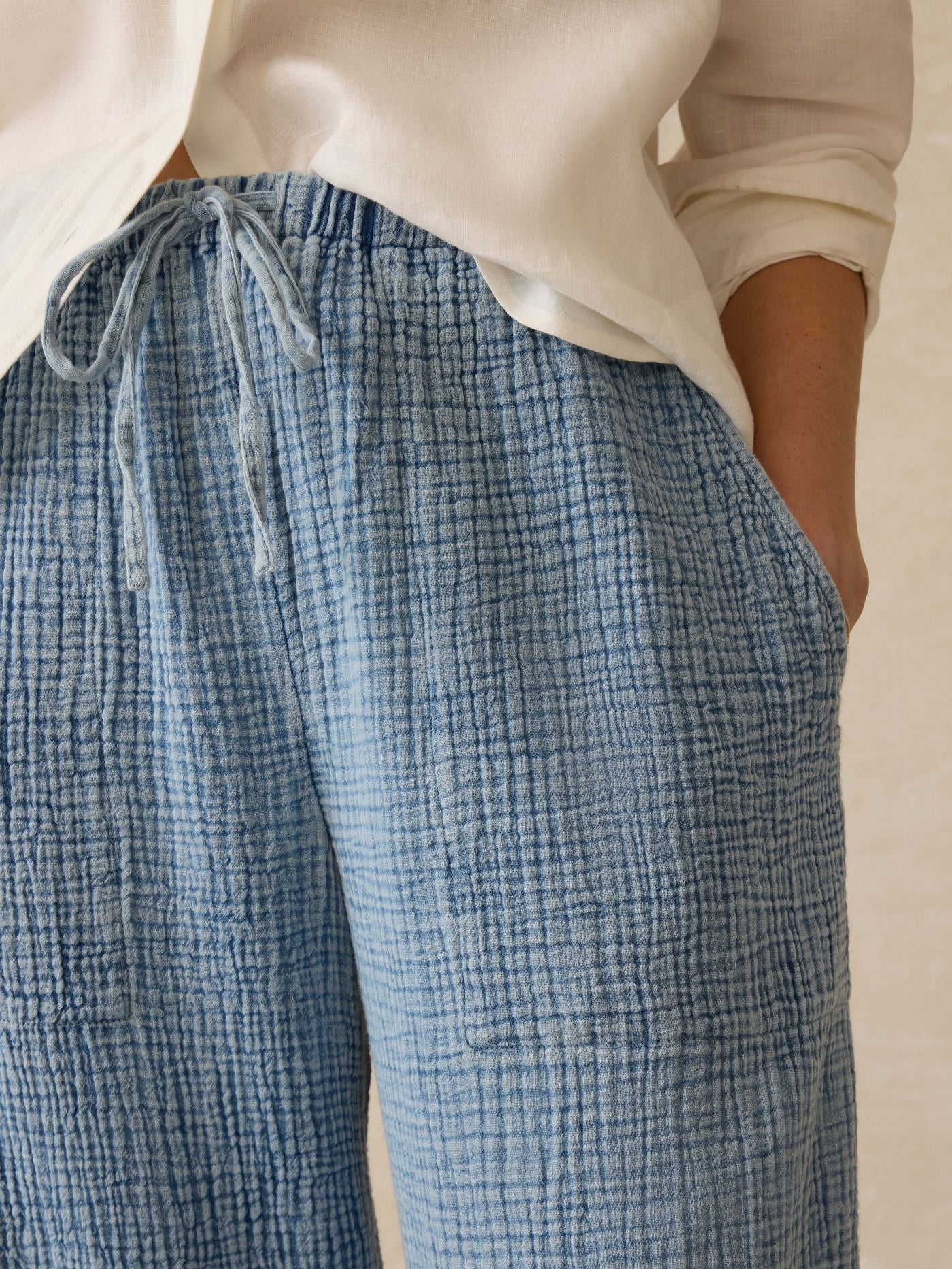 CASTRO-Pant - Light Indigo Wash