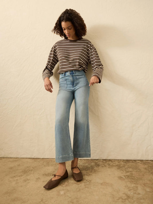 CASTRO-Stretch Terry Patch Pocket Ankle Pant